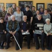 На открытии выставки народной художественной студии "Мальки", посвящённой ветеранам Великой Отечественной войны