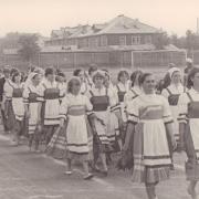 Колонна Сегозерского народного хора.