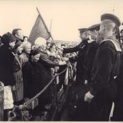 В освобождённом Петрозаводске. 1944 год.